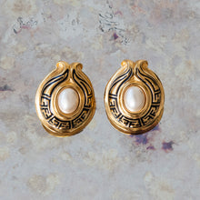  Fendi Faux Pearl Pierced Earrings