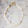 Fendi Baroque Glass Faux Pearl Collar Necklace