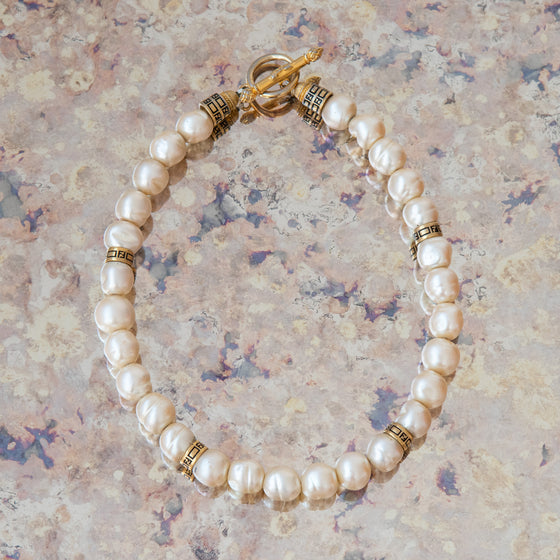 Fendi Faux Pearl Bracelet