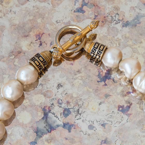 Fendi Faux Pearl Bracelet