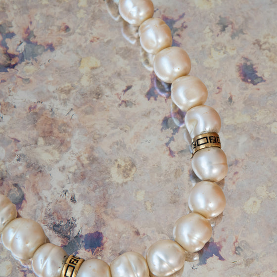 Fendi Faux Pearl Bracelet