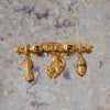 Fendi Three Charm Brooch