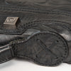 Fendi Vintage Floral Embossed Studded Shoulder Bag