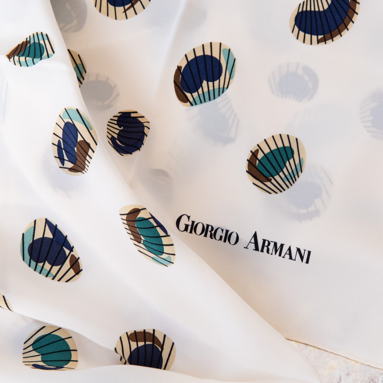 Giorgio Armani Silk Scarf 80 cm - EVEYSPRELOVED
