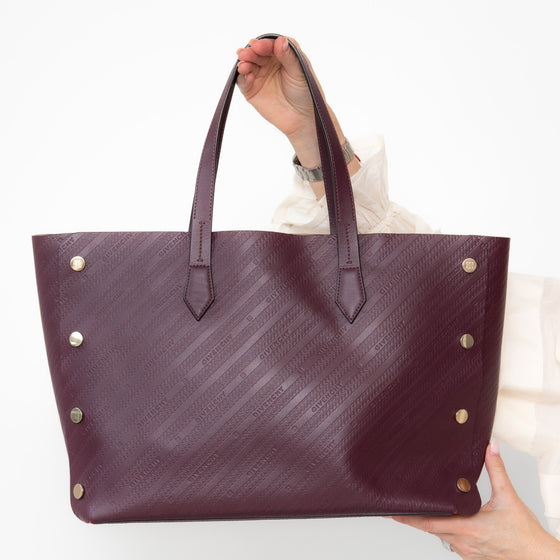 Givenchy Bond Burgundy Leather Tote Bag