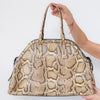 Gucci  Belle Natural Python Shoulder Bag