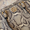 Gucci  Belle Natural Python Shoulder Bag