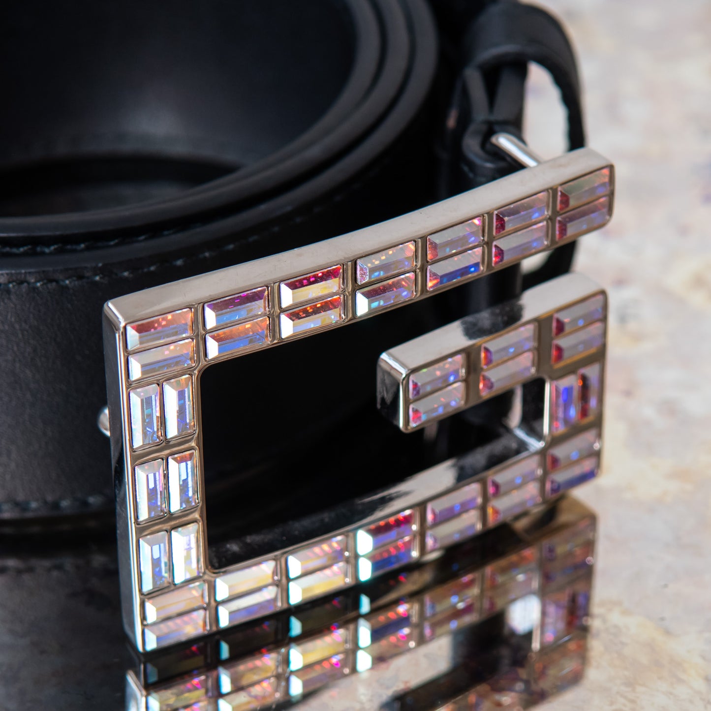 Gucci Black Leather Belt - EVEYSPRELOVED