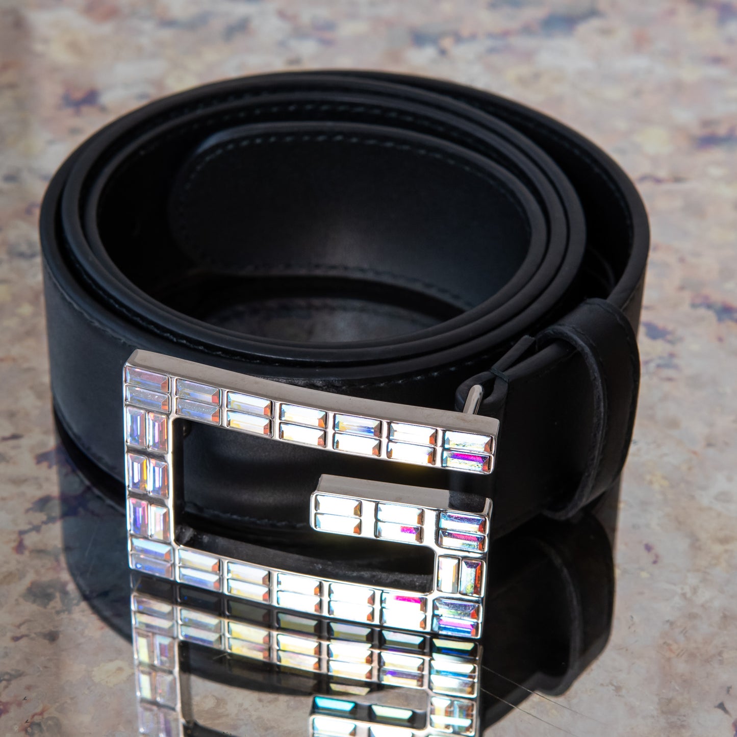 Gucci Black Leather Belt - EVEYSPRELOVED