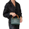 Gucci Mini Diana Dark Green Dollar Leather Tote Bag