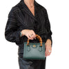 Gucci Mini Diana Dark Green Dollar Leather Tote Bag