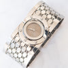 Gucci Twirl Stainless Steel Bangle Watch