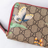 Gucci Tian Zip Around Wallet In Floral Hummingbird