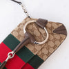 Gucci Beige And Ebony Horsebit Chain Medium Shoulder Bag