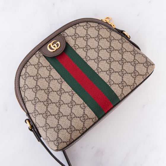 Gucci Web Ophidia Small Rounded Top Shoulder Bag