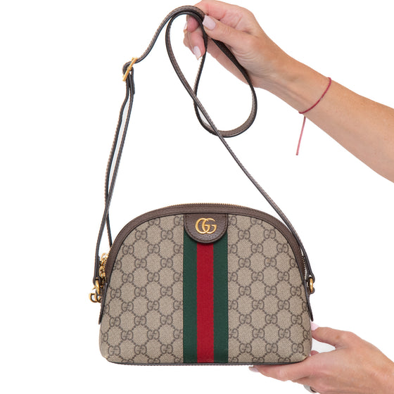 Gucci Web Ophidia Small Rounded Top Shoulder Bag