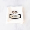 Gucci Sterling Silver Butterfly Earrings
