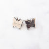 Gucci Sterling Silver Butterfly Earrings