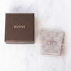 Gucci Sterling Silver Heart Earrings