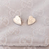 Gucci Sterling Silver Heart Earrings