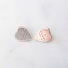 Gucci Sterling Silver Heart Earrings