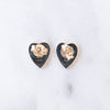 Gucci Sterling Silver Heart Earrings