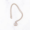 Gucci Interlocking G Logo Sterling Silver Necklace