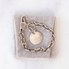 Gucci Sterling Silver Round Tag Bracelet