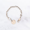 Gucci Sterling Silver Round Tag Bracelet
