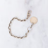 Gucci Sterling Silver Round Tag Bracelet