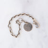 Gucci Sterling Silver Round Tag Bracelet