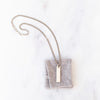 Gucci Sterling Silver Bar Necklace
