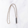 Gucci Sterling Silver Bar Necklace