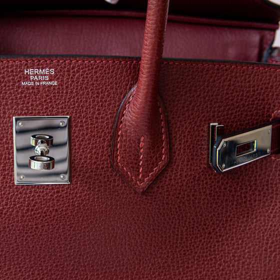 Hermes Rouge Hermes Birkin 30 Bag