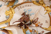 Hermes Plumes et Grelots Julia Abadie Silk Scarf 90 cm - EVEYSPRELOVED