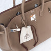 Hermes Birkin 35 Etoupe Togo Leather Bag 2016