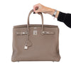 Hermes Birkin 35 Etoupe Togo Leather Bag 2016