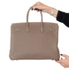 Hermes Birkin 35 Etoupe Togo Leather Bag 2016