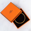 Hermes rood oranje Collier De Chien manchetmaat klein