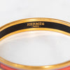 Hermes rood oranje Collier De Chien manchetmaat klein