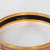 Hermes rood oranje Collier De Chien manchetmaat klein