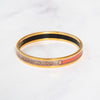 Hermes rood oranje Collier De Chien manchetmaat klein