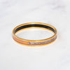 Hermes rood oranje Collier De Chien manchetmaat klein