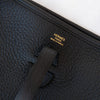 **UNUSED** Hermes Evelyne 29 Black Clemence Leather Crossbody Bag 2026