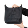 **UNUSED** Hermes Evelyne 29 Black Clemence Leather Crossbody Bag 2026