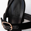Hermès Jazz 90 Black Velvet Sandals