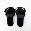 Hermès Jazz 90 Black Velvet Sandals