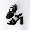 Hermès Jazz 90 Black Velvet Sandals