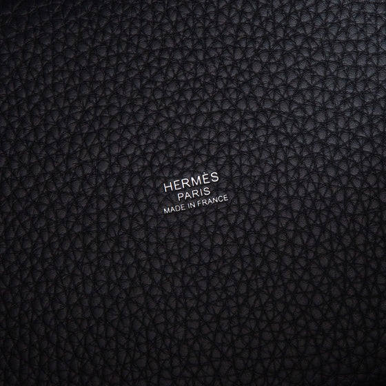 **UNUSED** Hermes Picotin Lock 18 Black Clemence Leather Palladium Tone Hardware 2025