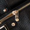 Jimmy Choo Bardia Black Leather Buckle Hobo Bag.